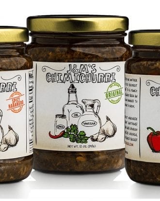 J&M’s Chimichurri Trio Set – Original, Red Pepper & Spicy Habanero